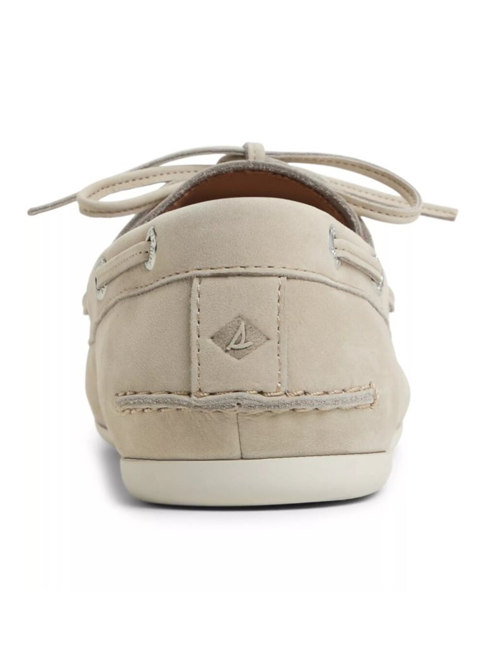 Sperry Top-Sider Slim Leather Boat Shoes Light Grey Women’s Size 8.5 M NWT - Picture 4 of 5